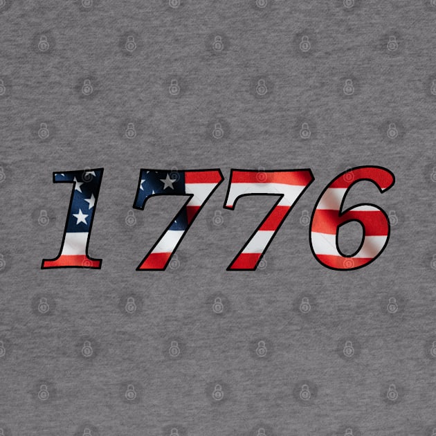 1776 In American Flag by BlackGrain